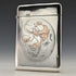 1906 British Antique Sterling Silver Art Nouveau Card Case 73g William M Hayes